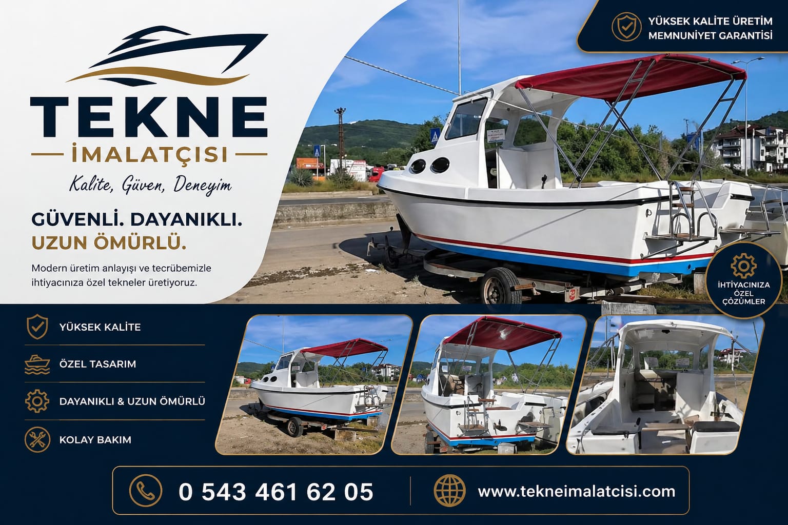 5.60 Kameralı Tekne Yaptır